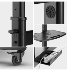 Стойка ONKRON TS1891 черная