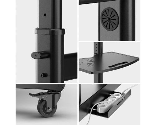 Стойка ONKRON TS1891 черная