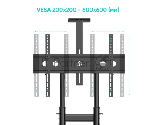 Стойка ONKRON TS1891 черная