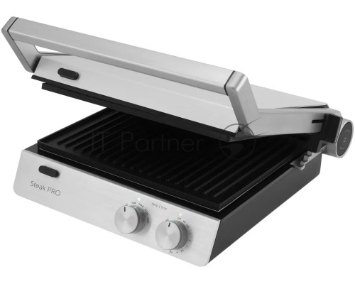 Электрогриль Polaris PGP2803 2000Вт Серебряный