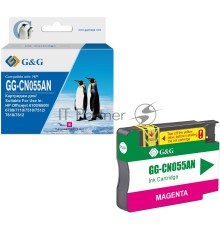 Картридж струйный G&G GG-CN055AN пурпурный (14мл) для HP Officejet 6100/6600/6700/7110/7510
