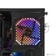 Корпус Minitower Exegate EX294384RUS Mistery R2 (mATX, без БП, 2*USB+1*USB3.0, аудио, черный, 1 вент. 12см с RGB подсветкой и полоса на передней панели, боковая панель - закаленное стекло)