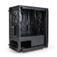 Корпус Minitower Exegate EX294384RUS Mistery R2 (mATX, без БП, 2*USB+1*USB3.0, аудио, черный, 1 вент. 12см с RGB подсветкой и полоса на передней панели, боковая панель - закаленное стекло)