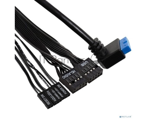 Компьютерный корпус Desktop ExeGate FL-102-TPS300 (mini-ITX, БП TPS300 с вент. 8см, 2*USB + 1*USB3.0, аудио, черный)