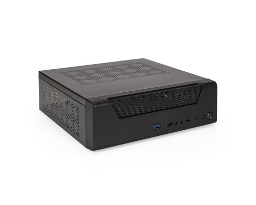 Компьютерный корпус Desktop ExeGate FL-102-TPS300 (mini-ITX, БП TPS300 с вент. 8см, 2*USB + 1*USB3.0, аудио, черный)