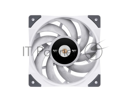 Вентилятор Fan Tt TOUGHFAN 12 (1 Pack) [CL-F117-PL12WT-A] / PWM / Hydraulic Bearing Gen.2 / White
