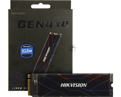 Накопитель SSD 512GB Hikvision G4000  M.2, NVMe 3D TLC [R/W - 7050/4200 MB/s]