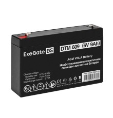 Exegate EX297508RUS Аккумуляторная батарея DTM 609 (6V 9Ah, клеммы F2)