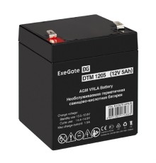 Exegate EX297514RUS Аккумуляторная батарея DTM 1205 (12V 5Ah, клеммы F2)