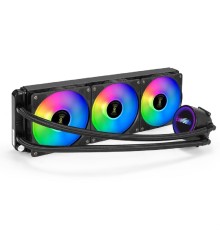 Exegate EX297325RUS Комплект водяного охлаждения BlackWater-360.PWM.RGB (RGB подсветка, LGA2066/2011/1366/1150/1151/1155/1156/1200/1700/1851/AM4/AM5/FM1/FM2/FM2+/AM2/AM2+/AM3/AM3+, TDP 280W, Fan 120mm