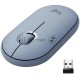 Мышь беспроводная Logitech Pebble M350 серый, 1000 dpi, радиоканал, Bluetooth, USB, кнопки - 3