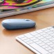 Мышь беспроводная Logitech Pebble M350 серый, 1000 dpi, радиоканал, Bluetooth, USB, кнопки - 3