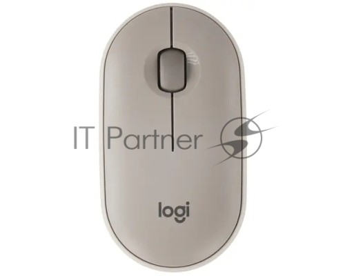 Мышь беспроводная Logitech Pebble M350 серый, 1000 dpi, радиоканал, Bluetooth, USB, кнопки - 3
