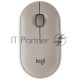 Мышь беспроводная Logitech Pebble M350 серый, 1000 dpi, радиоканал, Bluetooth, USB, кнопки - 3