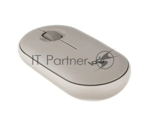 Мышь беспроводная Logitech Pebble M350 серый, 1000 dpi, радиоканал, Bluetooth, USB, кнопки - 3