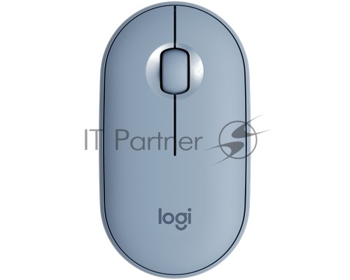 Мышь беспроводная Logitech Pebble M350 серый, 1000 dpi, радиоканал, Bluetooth, USB, кнопки - 3