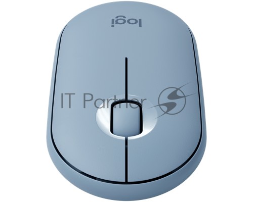 Мышь беспроводная Logitech Pebble M350 серый, 1000 dpi, радиоканал, Bluetooth, USB, кнопки - 3
