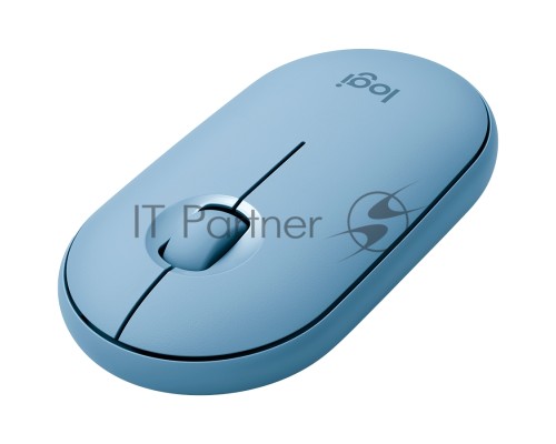 Мышь беспроводная Logitech Pebble M350 серый, 1000 dpi, радиоканал, Bluetooth, USB, кнопки - 3