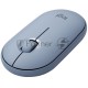 Мышь беспроводная Logitech Pebble M350 серый, 1000 dpi, радиоканал, Bluetooth, USB, кнопки - 3