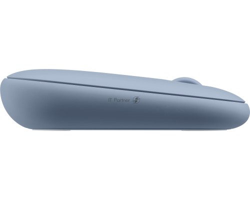 Мышь беспроводная Logitech Pebble M350 серый, 1000 dpi, радиоканал, Bluetooth, USB, кнопки - 3