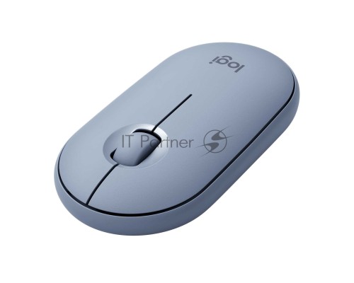 Мышь беспроводная Logitech Pebble M350 серый, 1000 dpi, радиоканал, Bluetooth, USB, кнопки - 3