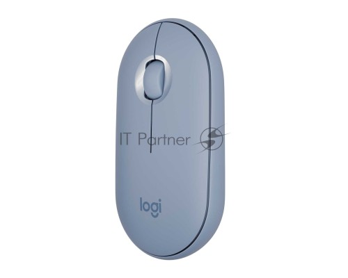 Мышь беспроводная Logitech Pebble M350 серый, 1000 dpi, радиоканал, Bluetooth, USB, кнопки - 3