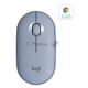 Мышь беспроводная Logitech Pebble M350 серый, 1000 dpi, радиоканал, Bluetooth, USB, кнопки - 3