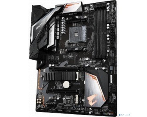 Материнская плата Gigabyte B450 AORUS ELITE V2, AM4, AMD B450, 4xDDR4, 6xSATA, 2xM.2, 1xPCI-E 3.0 x16, 1xPCI-E 2.0 x4, 2xPCI-E x1, 1xHDMI, 1xDVI-D, 1x 1Gb LAN, 4xUSB-A 2.0, 4xUSB-A 3.2 Gen 1, 6x3.5 мм, 7.1, ATX