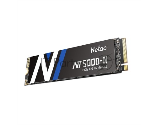 Накопитель SSD Netac  NV5000-N 2TB PCIe 4 x4 M.2 2280 NVMe 3D NAND, R/W up to 4800/4400MB/s, TBW 1280TB, without heat sink