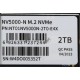 Накопитель SSD Netac  NV5000-N 2TB PCIe 4 x4 M.2 2280 NVMe 3D NAND, R/W up to 4800/4400MB/s, TBW 1280TB, without heat sink
