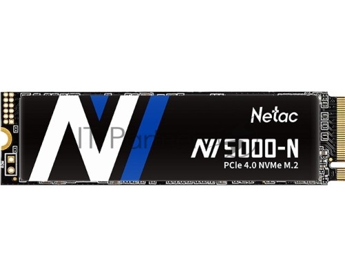 Накопитель SSD Netac  NV5000-N 2TB PCIe 4 x4 M.2 2280 NVMe 3D NAND, R/W up to 4800/4400MB/s, TBW 1280TB, without heat sink
