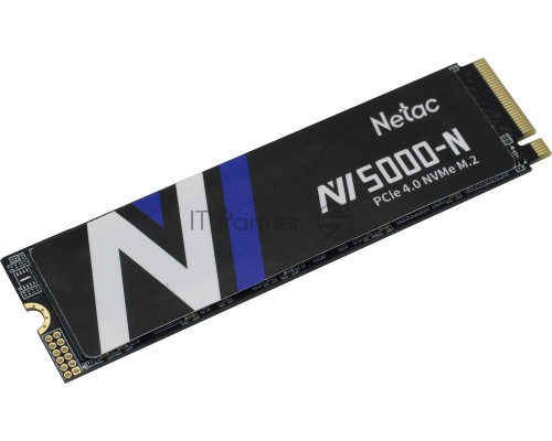 Накопитель SSD Netac  NV5000-N 2TB PCIe 4 x4 M.2 2280 NVMe 3D NAND, R/W up to 4800/4400MB/s, TBW 1280TB, without heat sink