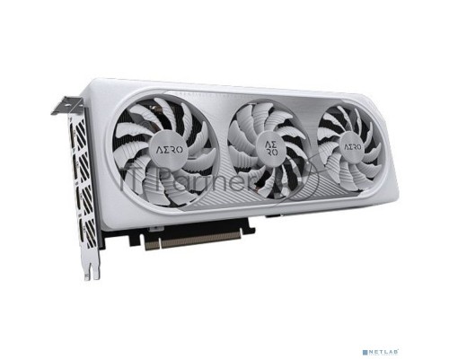 Видеокарта Gigabyte GV-N406TAERO OC-8GD RTX 4060Ti PCI-E 4.0 8 ГБ GDDR6, 128 бит, DisplayPort x2, HDMI x2, GPU 2310 МГц