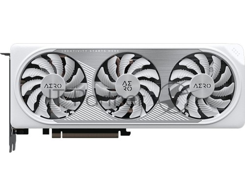 Видеокарта Gigabyte GV-N406TAERO OC-8GD RTX 4060Ti PCI-E 4.0 8 ГБ GDDR6, 128 бит, DisplayPort x2, HDMI x2, GPU 2310 МГц