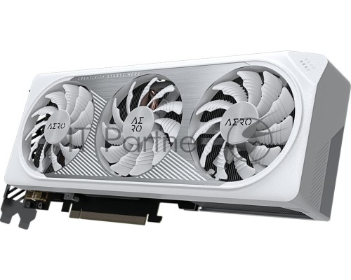 Видеокарта Gigabyte GV-N406TAERO OC-8GD RTX 4060Ti PCI-E 4.0 8 ГБ GDDR6, 128 бит, DisplayPort x2, HDMI x2, GPU 2310 МГц
