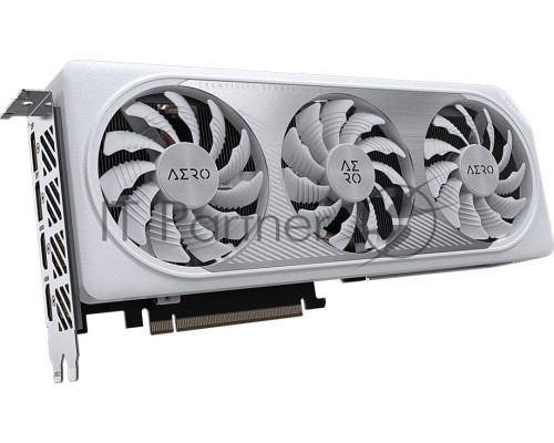 Видеокарта Gigabyte GV-N406TAERO OC-8GD RTX 4060Ti PCI-E 4.0 8 ГБ GDDR6, 128 бит, DisplayPort x2, HDMI x2, GPU 2310 МГц