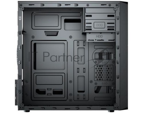 Компьютерный корпус ACD Coffre 102 mATX, Black, CPU 160mm, VGA 300mm, PSU 170mm,  1x5.25EXT, 1x3.5EXT/INT, 1x3.5INT, 2x2.5INT, 2xUSB 2.0, Audio, w/o FAN, w/o ATX PSU
