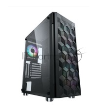 Компьютерный корпус ACD Citadel 103 ATX, Black, USB3.0*1+USB2.0*2+HD audio ,3*12cm F1 ARGB fans at front(Slave fans) ,1*12cm F1 ARGB fan at rear (Master fan)