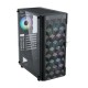 Компьютерный корпус ACD Citadel 103 ATX, Black, USB3.0*1+USB2.0*2+HD audio ,3*12cm F1 ARGB fans at front(Slave fans) ,1*12cm F1 ARGB fan at rear (Master fan)