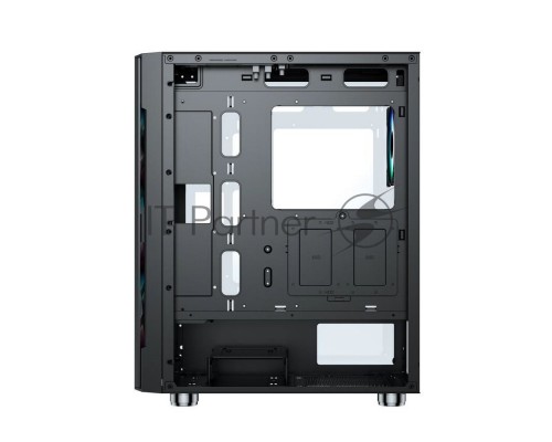 Компьютерный корпус ACD Citadel 103 ATX, Black, USB3.0*1+USB2.0*2+HD audio ,3*12cm F1 ARGB fans at front(Slave fans) ,1*12cm F1 ARGB fan at rear (Master fan)