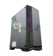 Компьютерный корпус ACD Citadel 105 ATX, Black, USB3.0*2+HD audio ,1*12cm F2 ARGB fan at rear ,Tempered glass side panel with fixed 4pcs screws