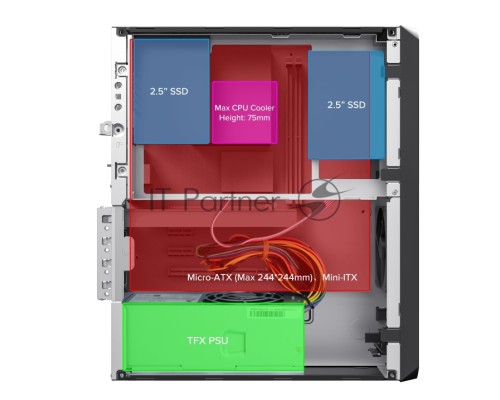 Компьютерный корпус Foxline FL-1004-TFX230B-85