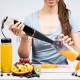 Блендер погружной Endever Sigma-81, цвет черный/белый, мощность 1000Вт, нож из нержавеющей стали