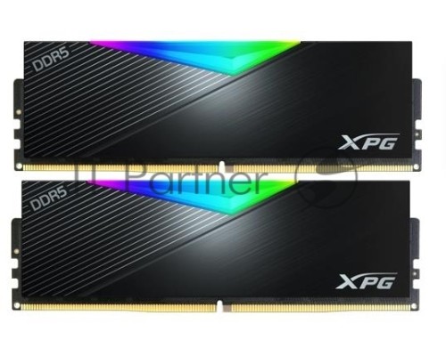 Оперативная память Adata 64Gb DDR5 6400 (2*32Gb) XPG Lancer RGB черный AX5U6400C3232G-DCLARBK