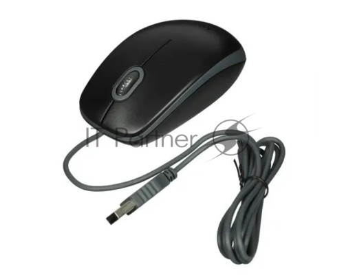Мышь проводная Logitech M110 Silent черный, 1000 dpi, USB, кнопки - 3