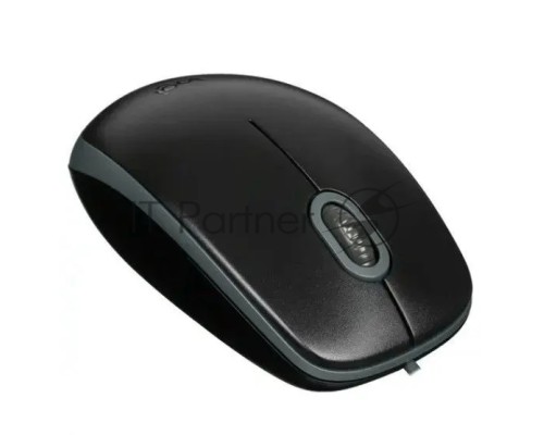 Мышь проводная Logitech M110 Silent черный, 1000 dpi, USB, кнопки - 3