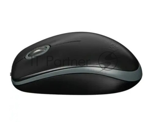 Мышь проводная Logitech M110 Silent черный, 1000 dpi, USB, кнопки - 3