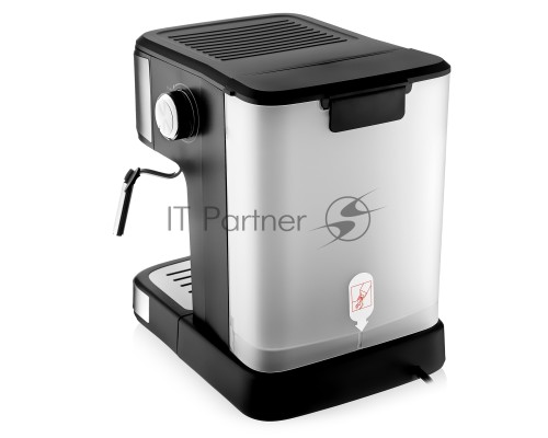 Кофеварка рожковая BRAYER BR1114 черный, исп. кофе - молотый, 1.5 л, 1100 Вт, 20 Бар.