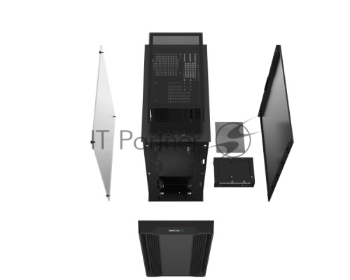 Корпус MidiTower Deepcool CC560 Limited TG window черный без БП без вент. ATX (R-CC560-BKNAA0-C-1)