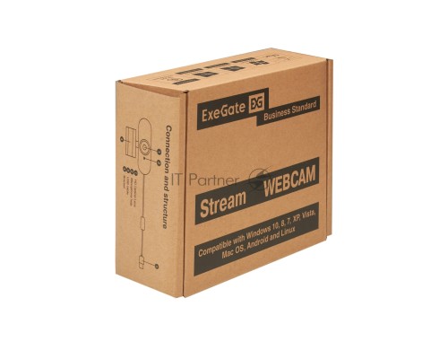 Веб-камера ExeGate Stream C940 Wide 2K T-Tripod
